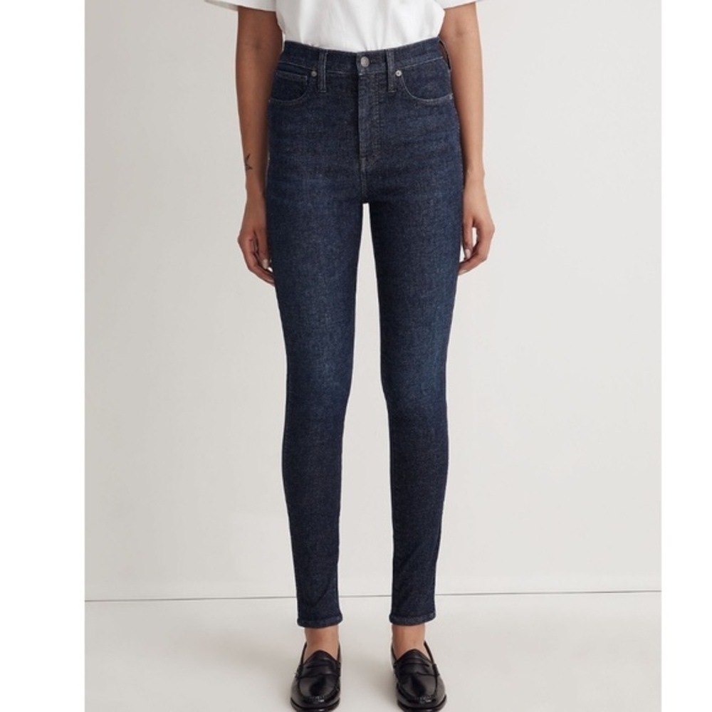 Madewell 10" High-Rise Skinny Jeans in Bensley Wash